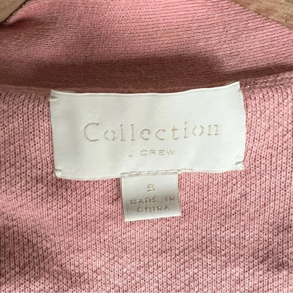 J. Crew Collection Long Cardigan Double Knit Lurex Pink Size Small  $128 J8223 - Picture 13 of 16